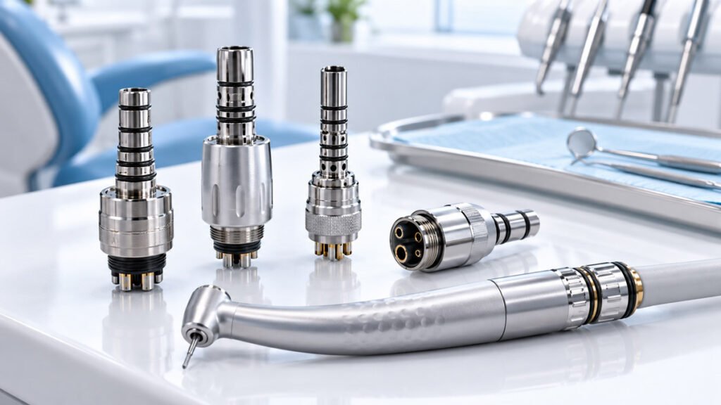 Precision Dental Handpieces on Clinic Counter